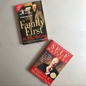 BOOKS - Set of TWO Paperback DR. Phil Self Help Books